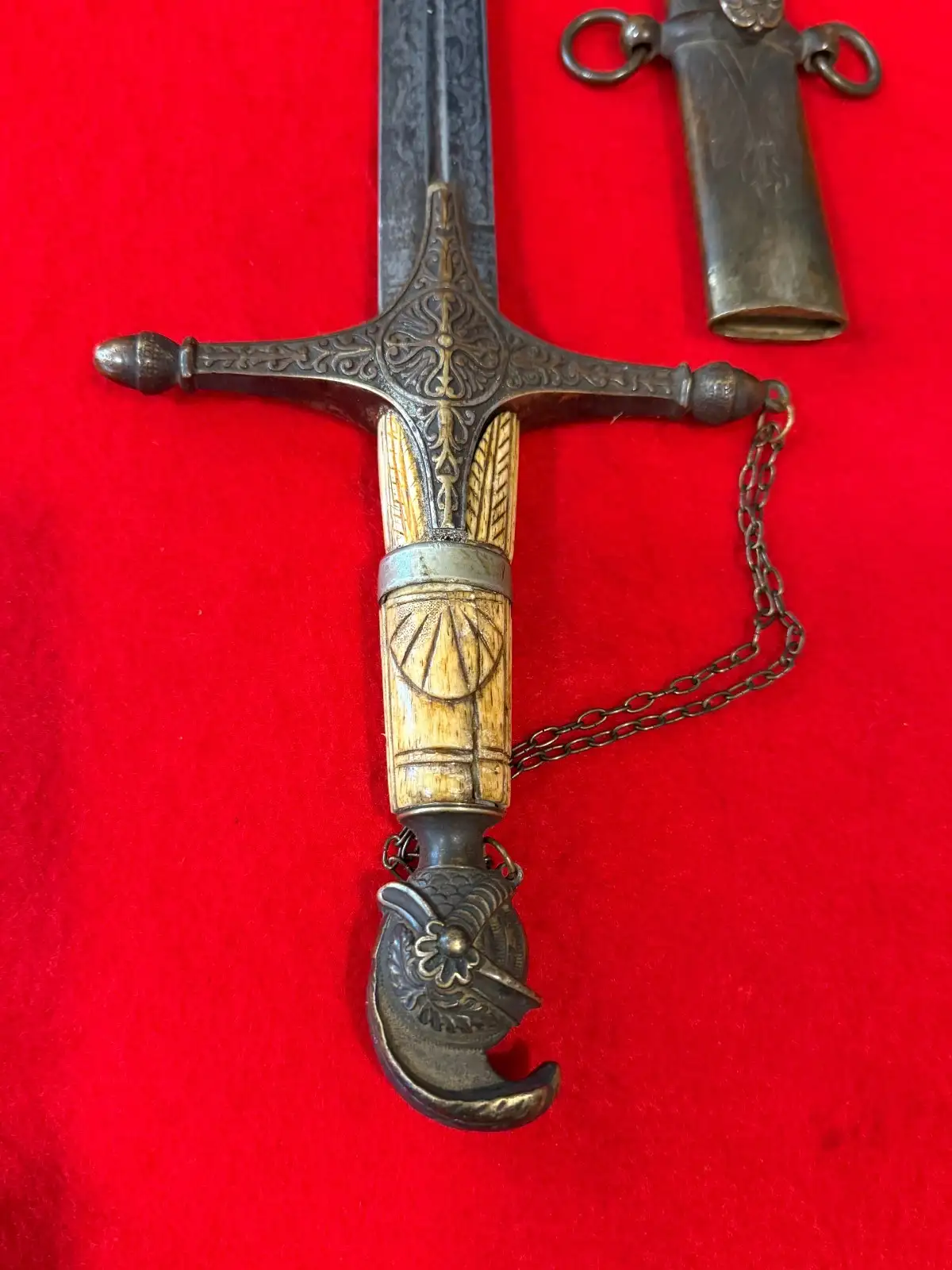 US Mexican War Model 1840 Staff Officer Sword - View 19