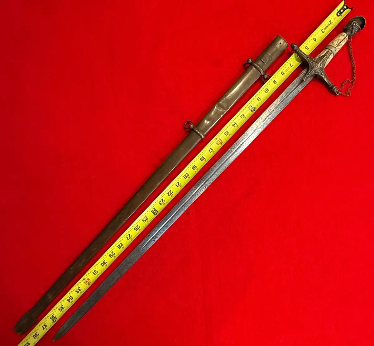 US Mexican War Model 1840 Staff Officer Sword alternate view
