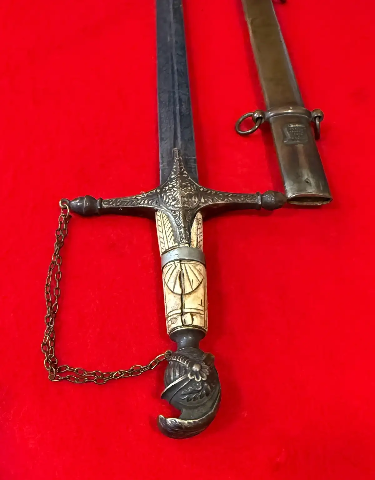 US Mexican War Model 1840 Staff Officer Sword - View 20
