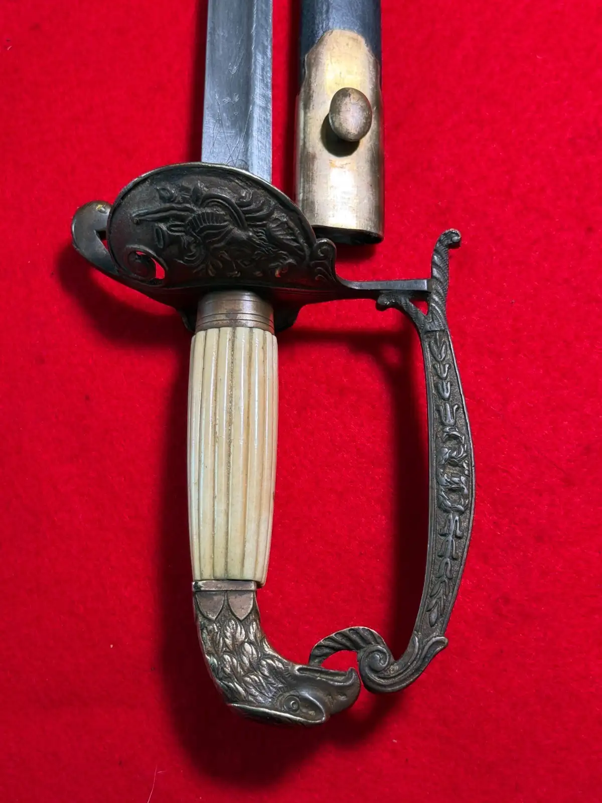 US 19th Century Model 1821 Eagle Head Sword - View 20