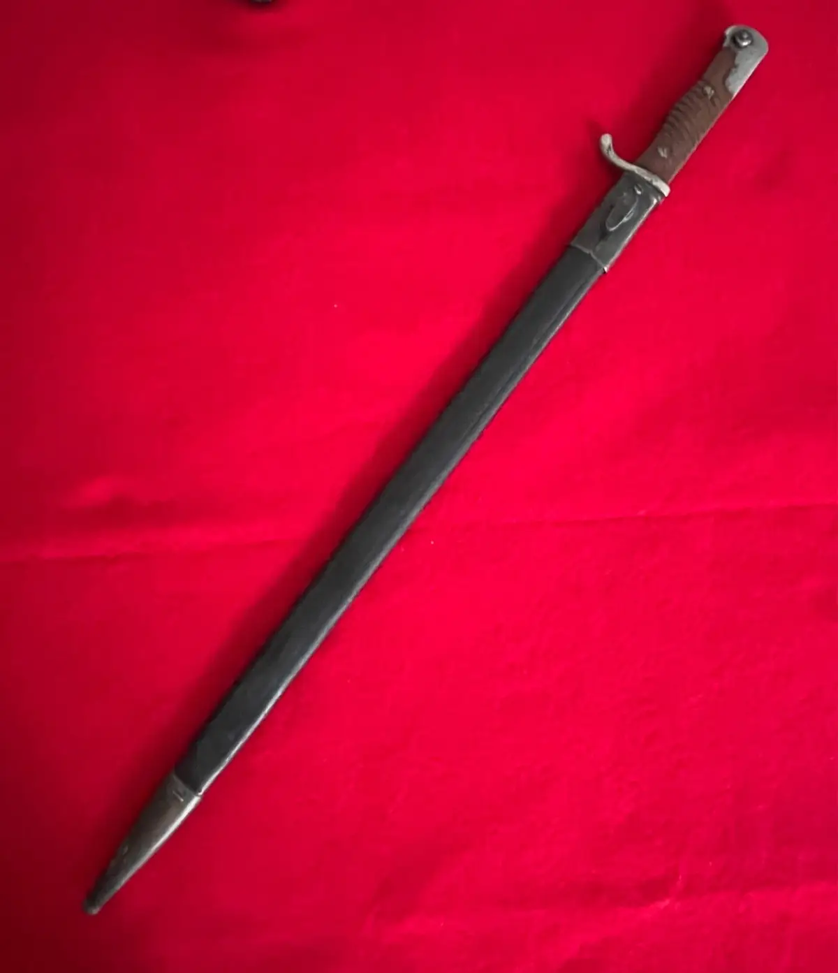 WW1 Imperial German S98 M1898 WKC Bayonet with Scabbard - 1