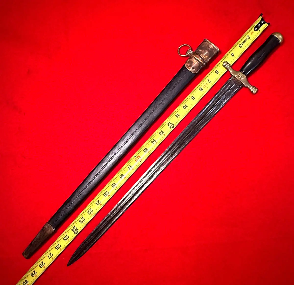 French Early 19th Century Hunting Dagger Short Sword alternate view