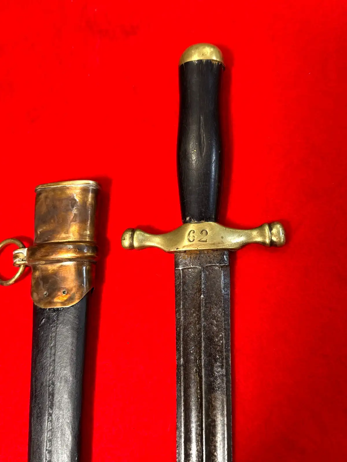 French Early 19th Century Hunting Dagger Short Sword - View 4