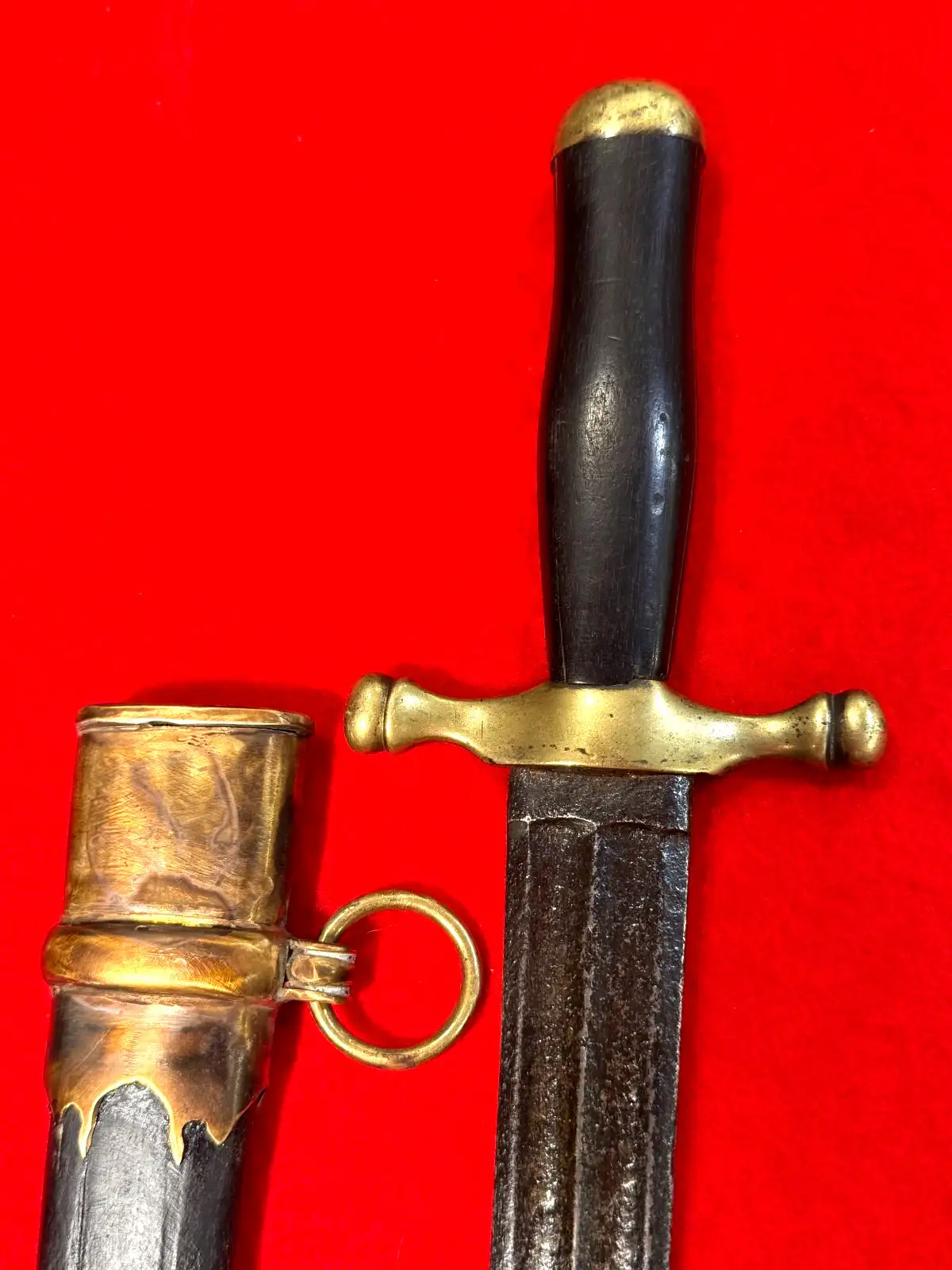 French Early 19th Century Hunting Dagger Short Sword - View 7