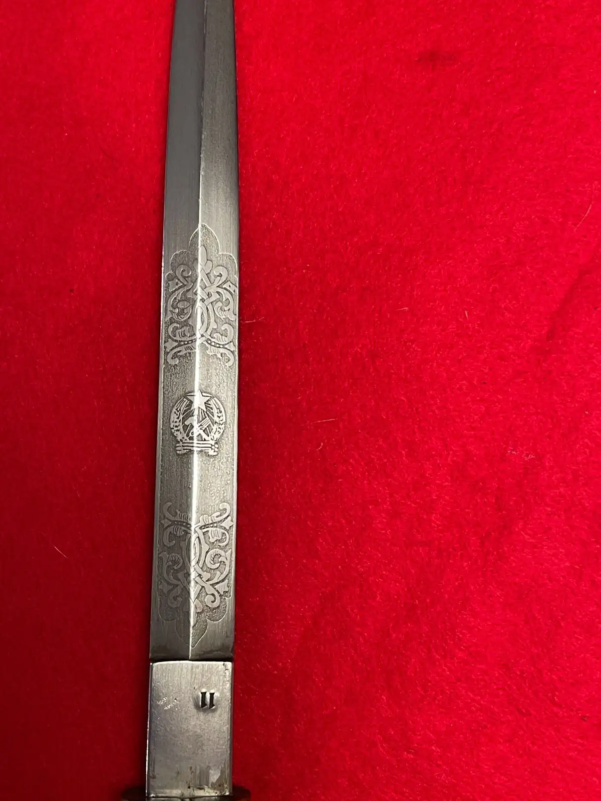 Hungarian Post-WW2 Officer's Dagger Brass Scabbard - View 6