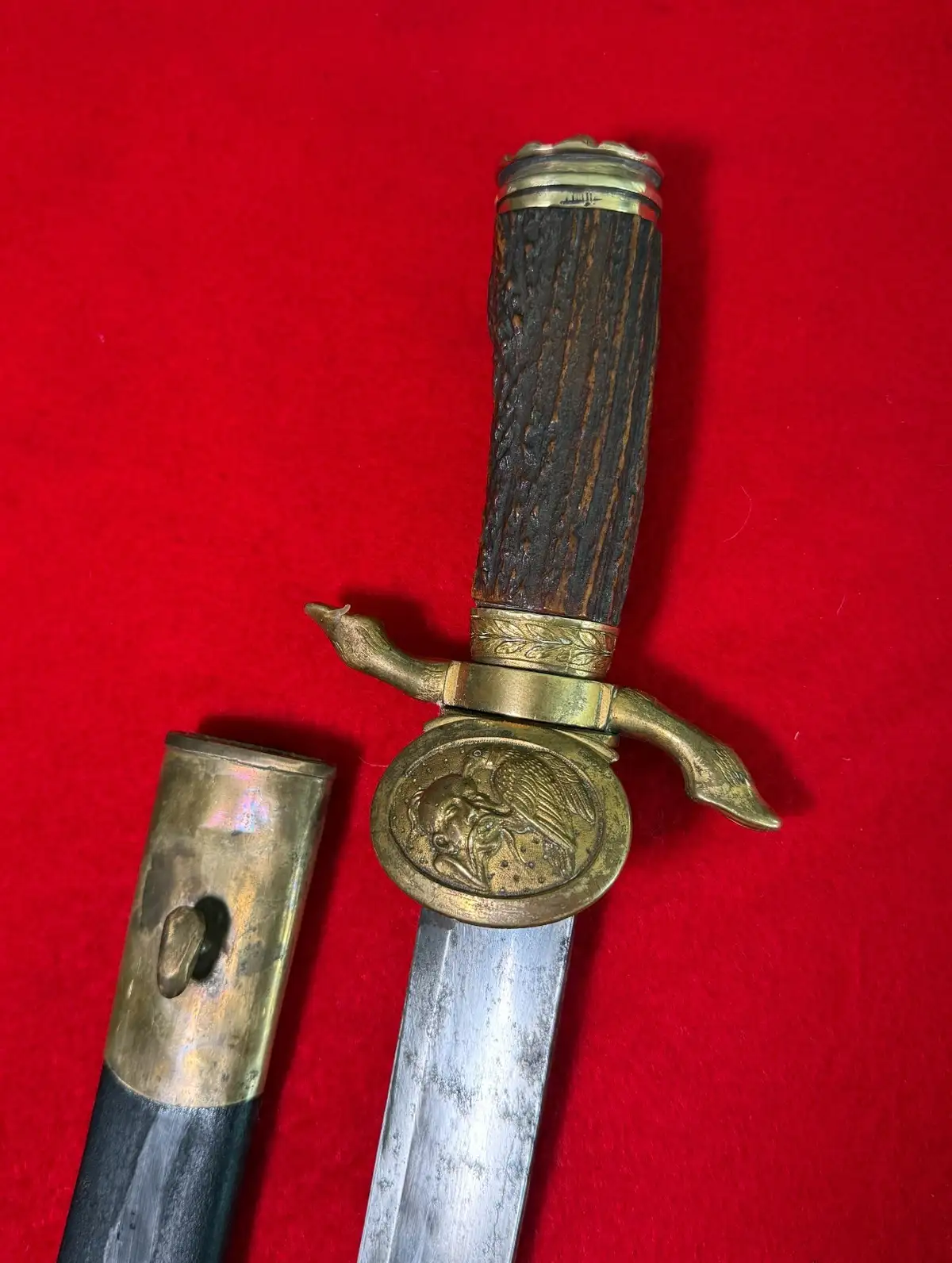 German 19th Century Hunting Cutlass Sword - View 7