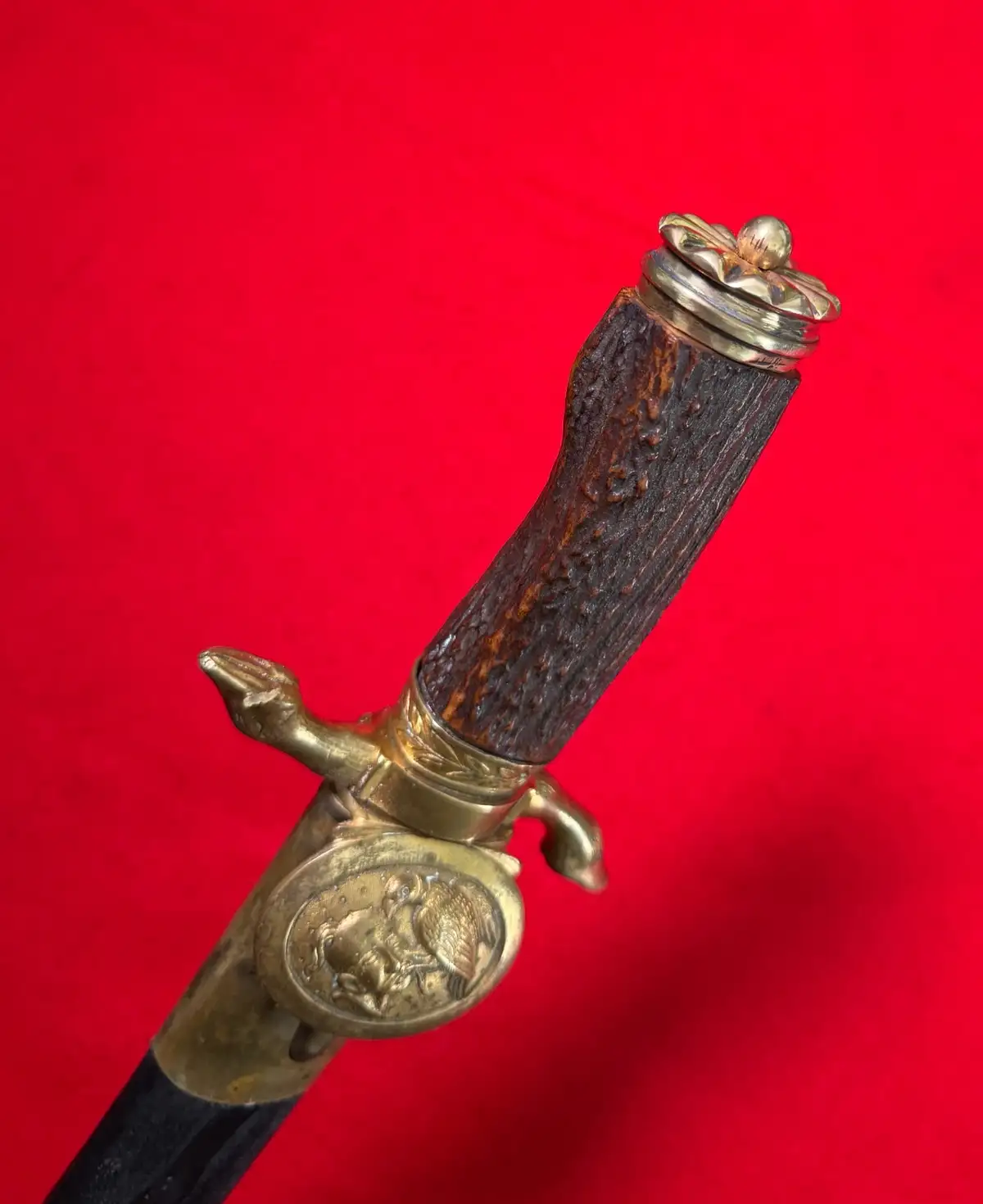 German 19th Century Hunting Cutlass Sword - View 9