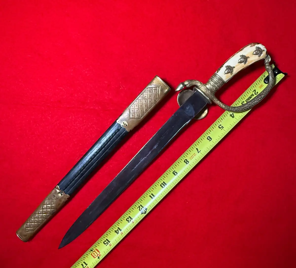 German WW2 Forestry Senior Deluxe Dagger alternate view