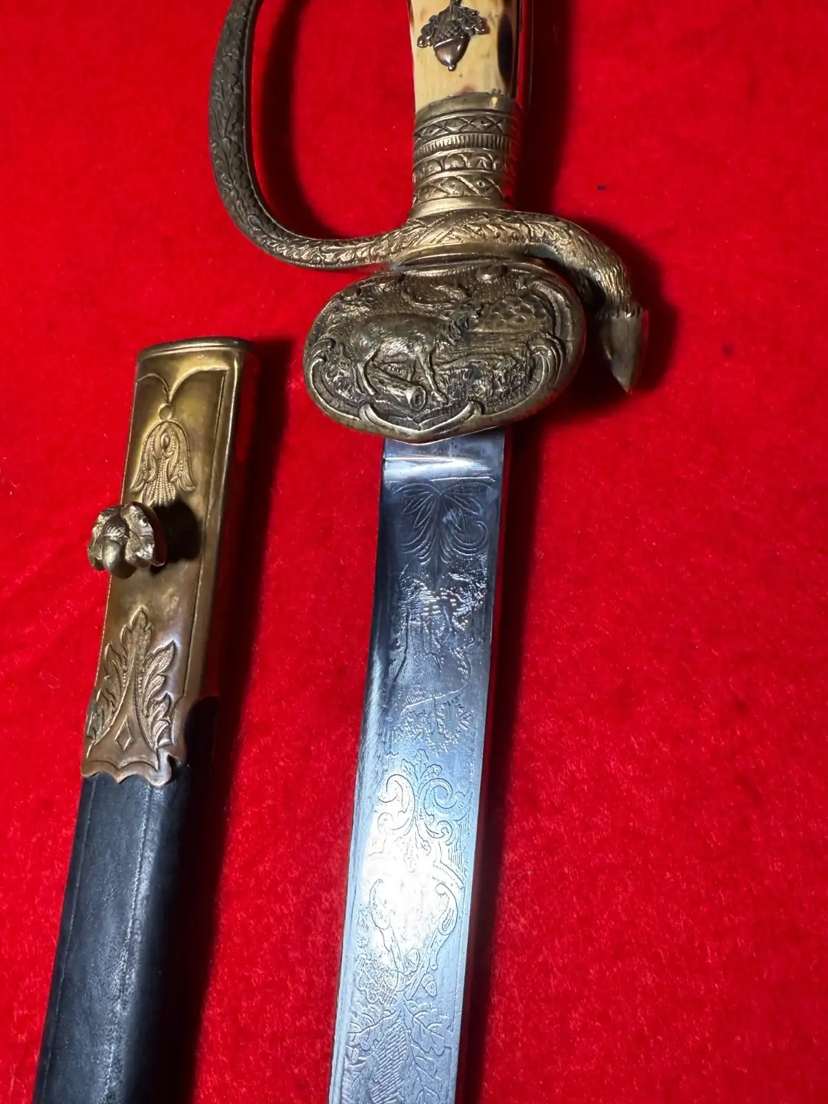 German WW2 Forestry Senior Deluxe Dagger - View 5