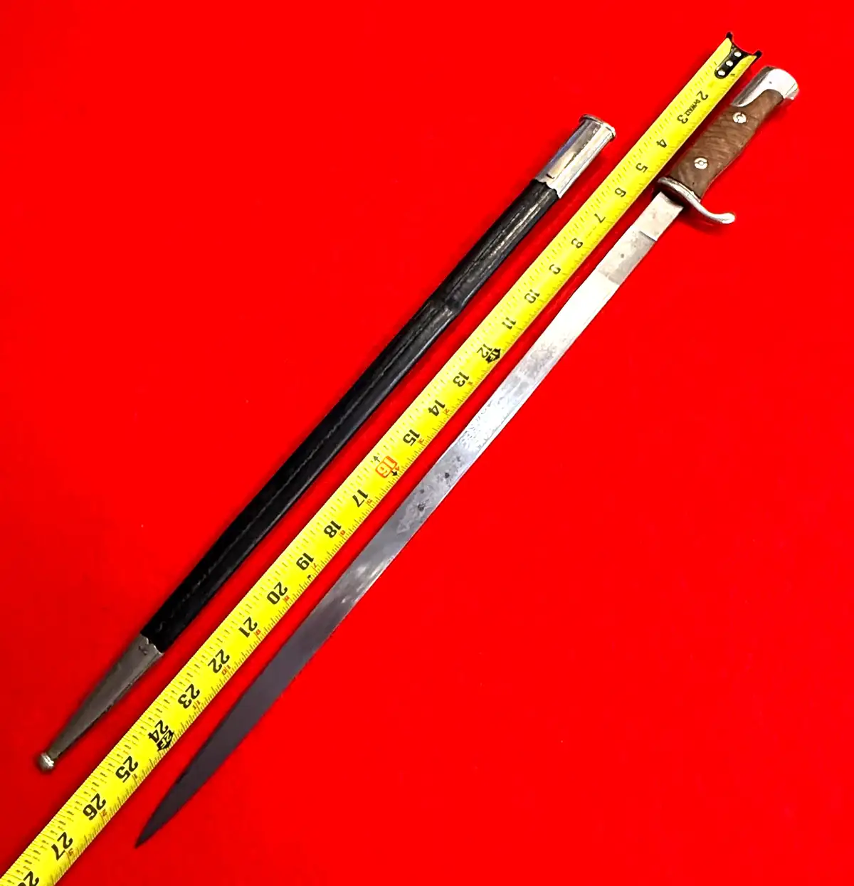 German WW1 Model 1898 Engraved Bayonet alternate view