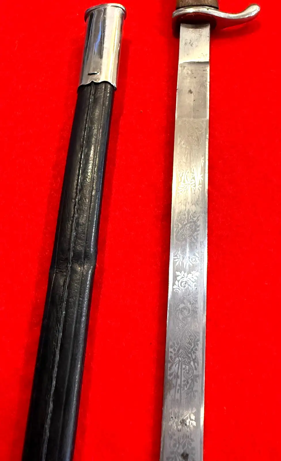 German WW1 Model 1898 Engraved Bayonet - View 7