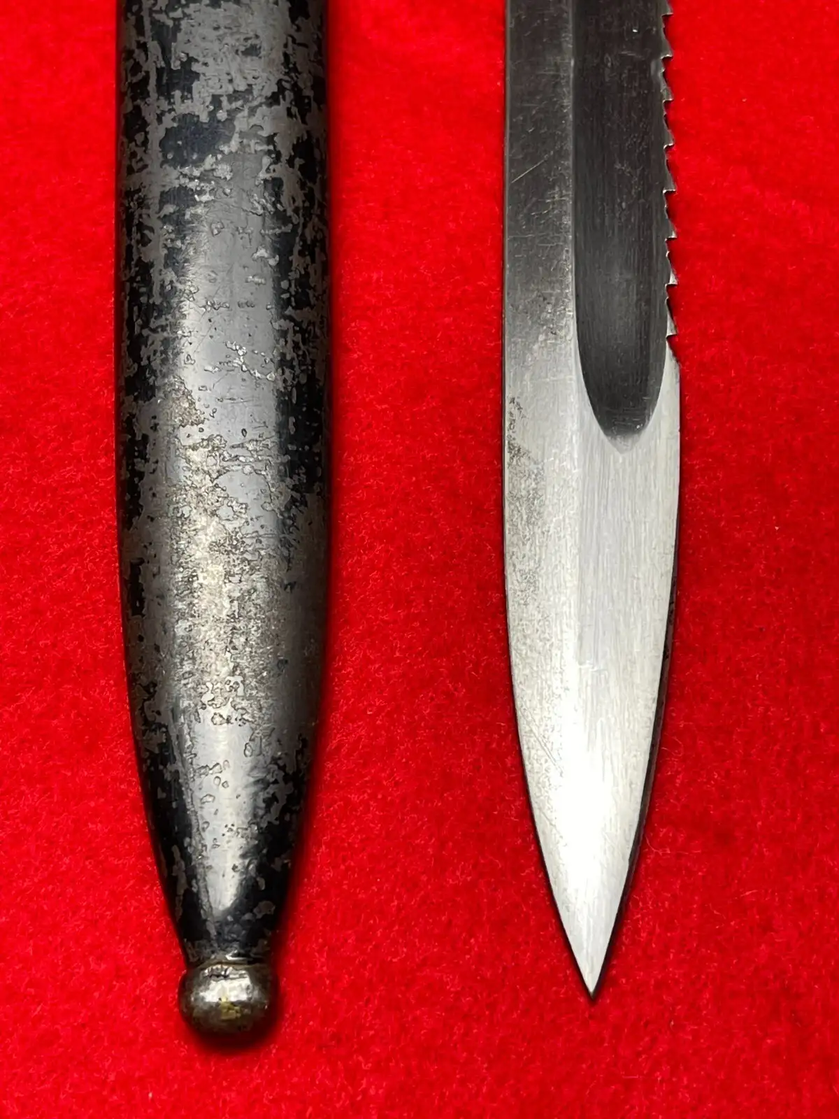 Original German WW2 K98 Sawback Bayonet - View 5