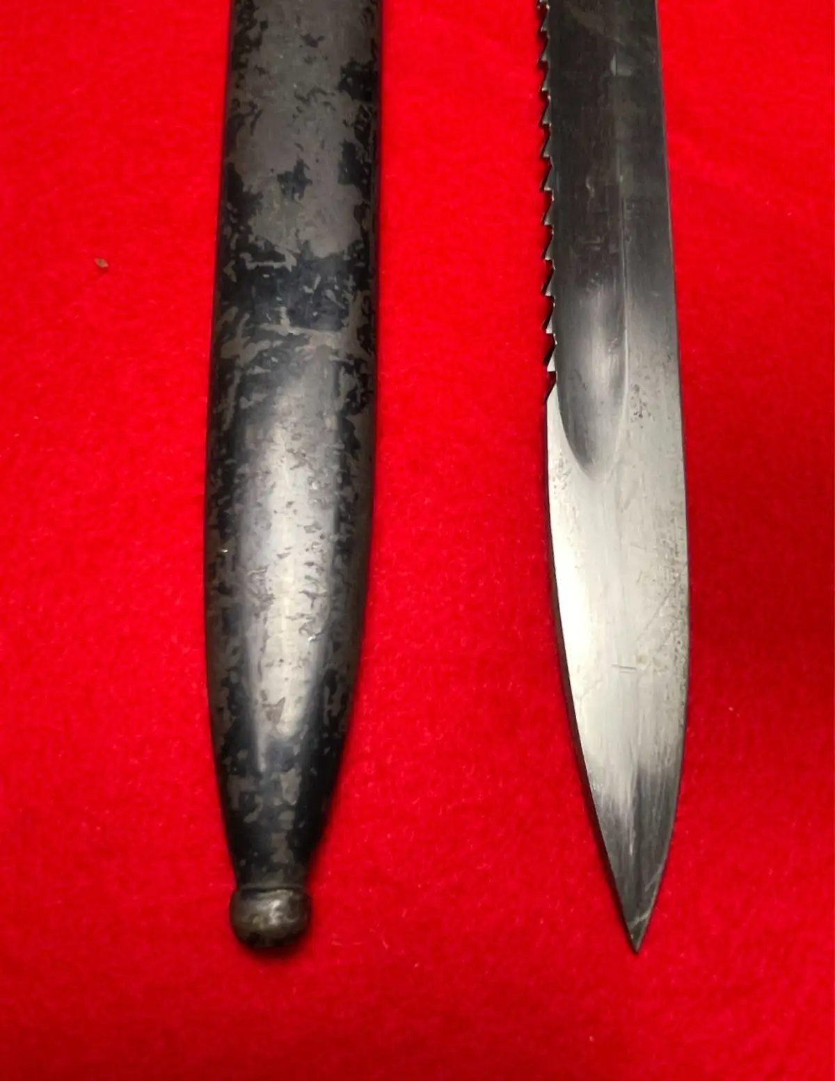 Original German WW2 K98 Sawback Bayonet - View 6