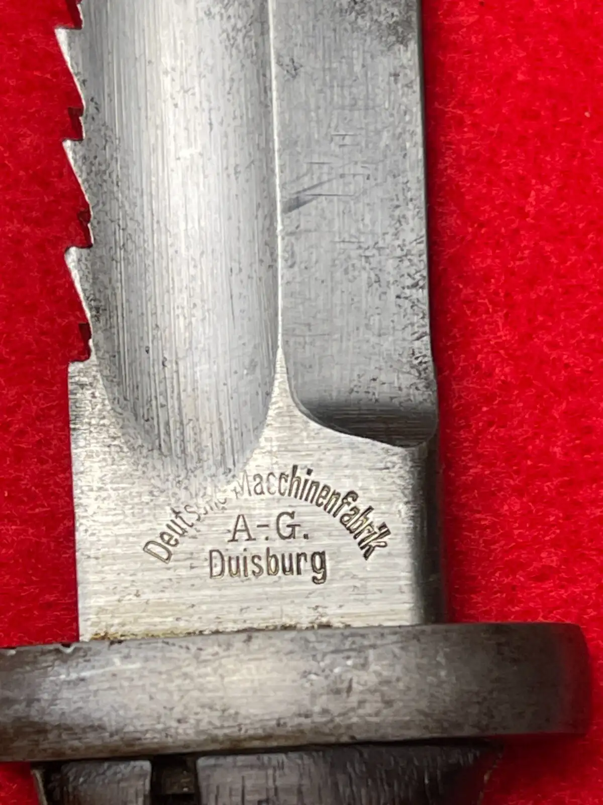 Original German WW2 K98 Sawback Bayonet - View 8