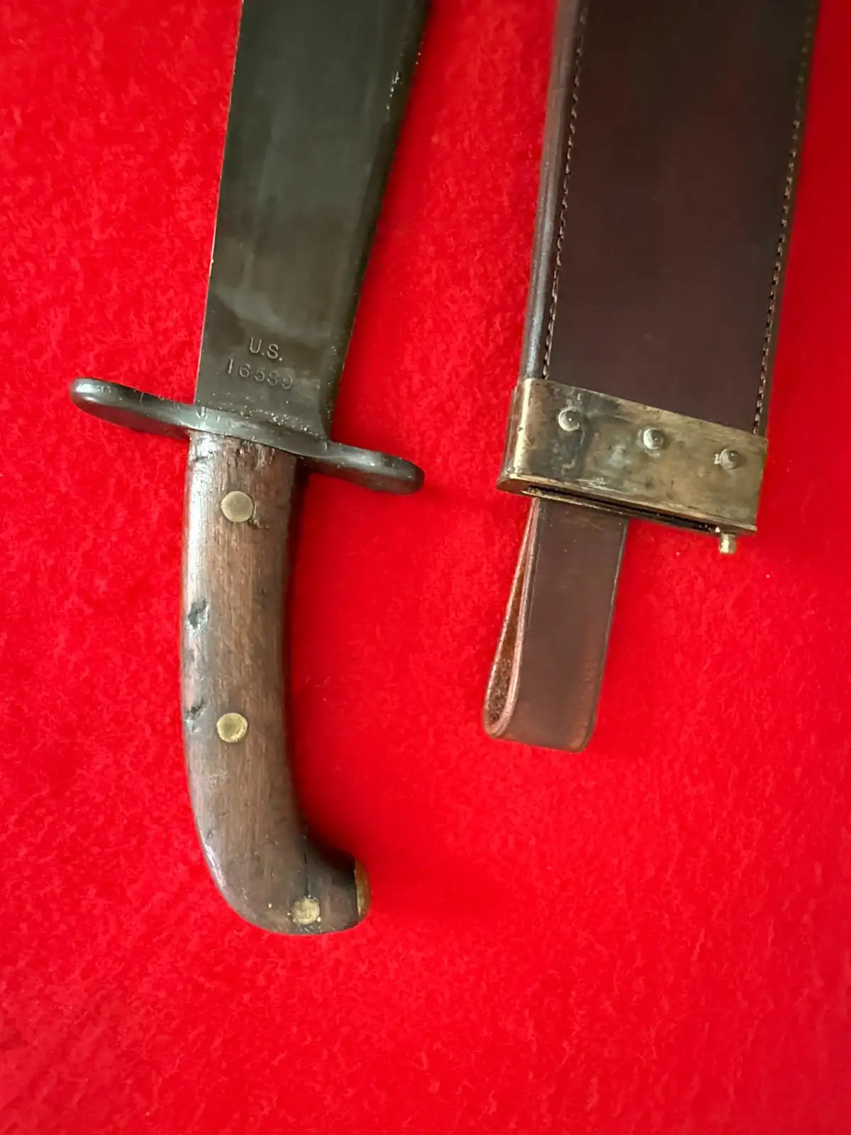 Original US WW1 M1909 Bolo Knife - View 17