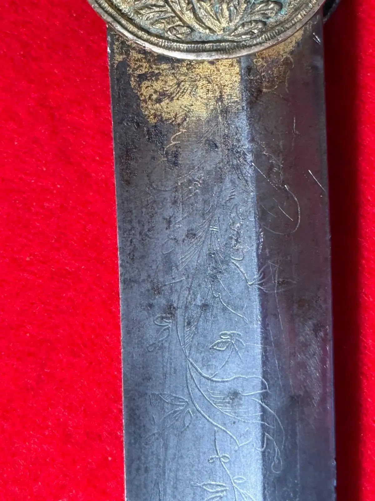 US War of 1812 Eagle Head Officer Sword - View 10