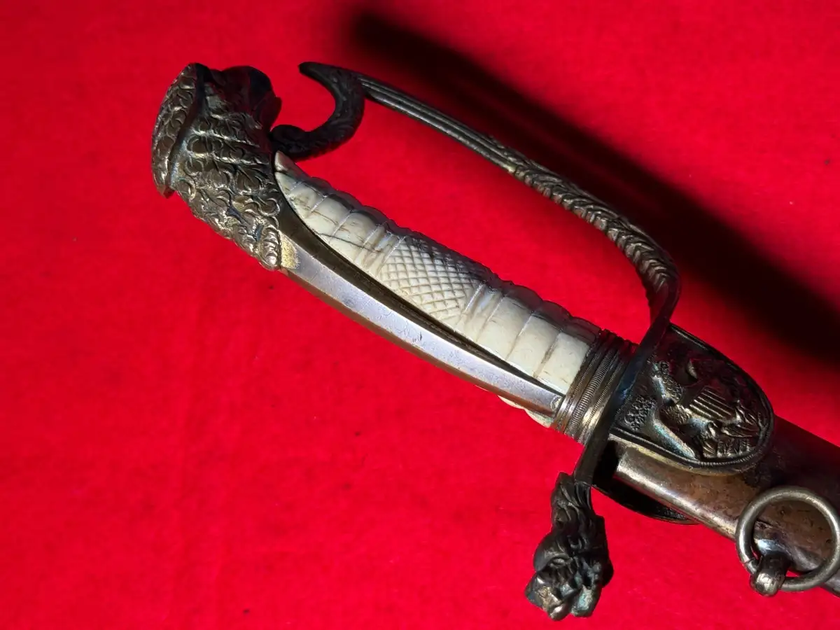 US War of 1812 Eagle Head Officer Sword - View 21