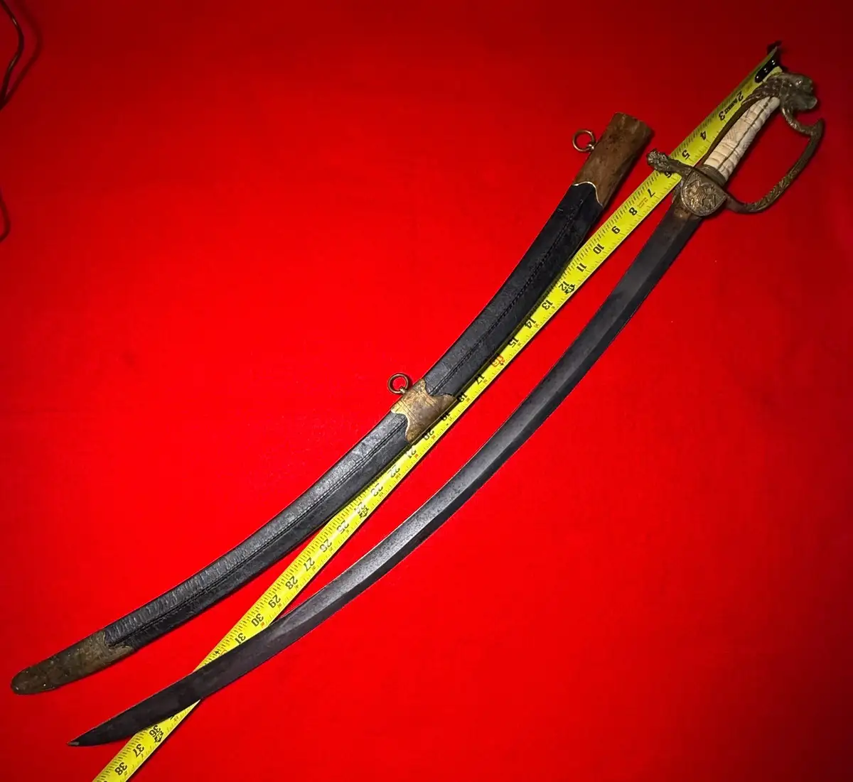 US War of 1812 Eagle Head Officer Sword - View 3