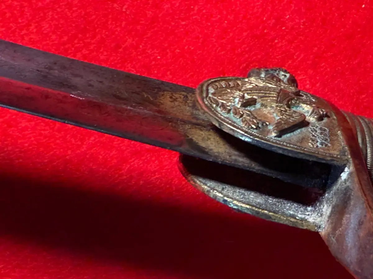 US War of 1812 Eagle Head Officer Sword - View 7