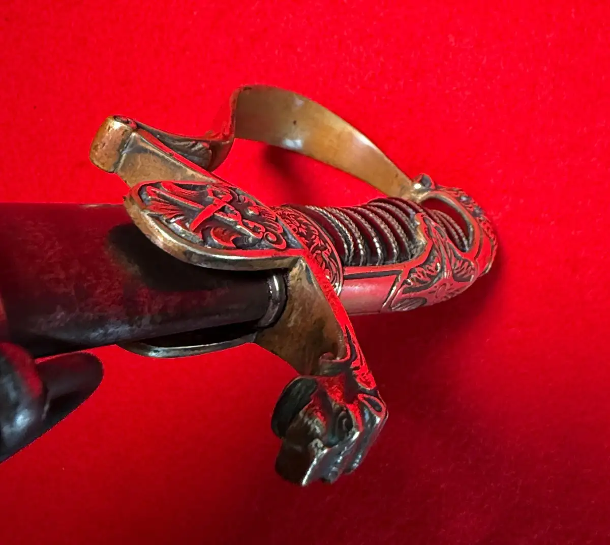 German WW1 Lion Head Officer Sword - View 13