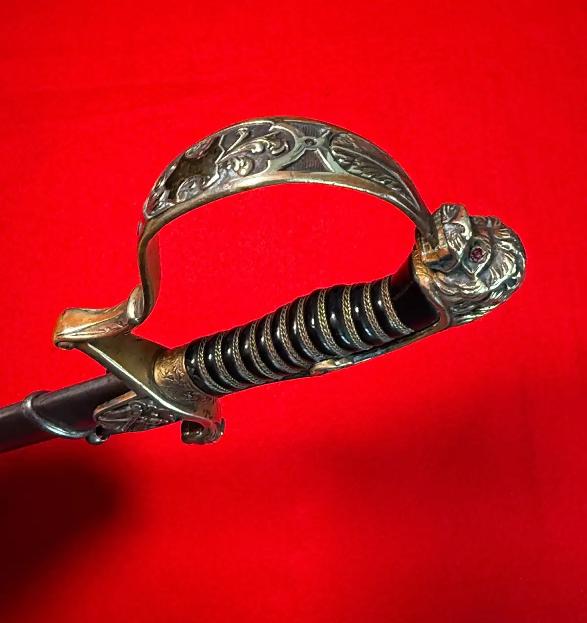 German WW1 Lion Head Officer Sword - View 16