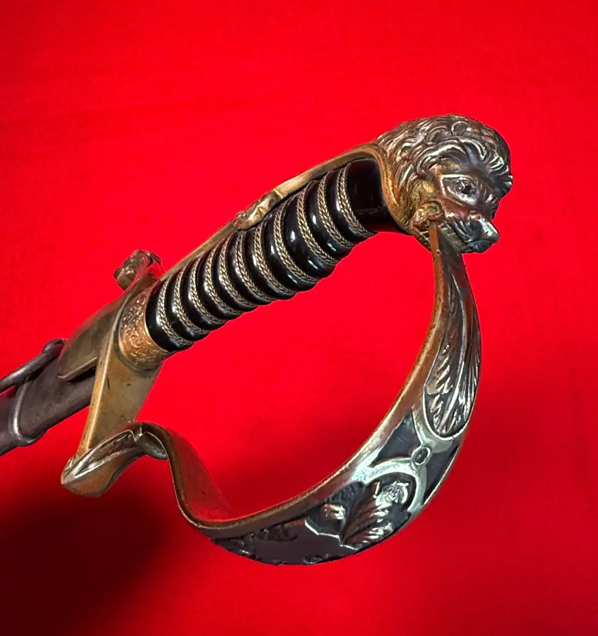 German WW1 Lion Head Officer Sword - View 17