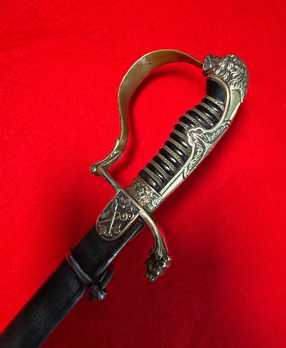 German WW1 Lion Head Officer Sword - View 20