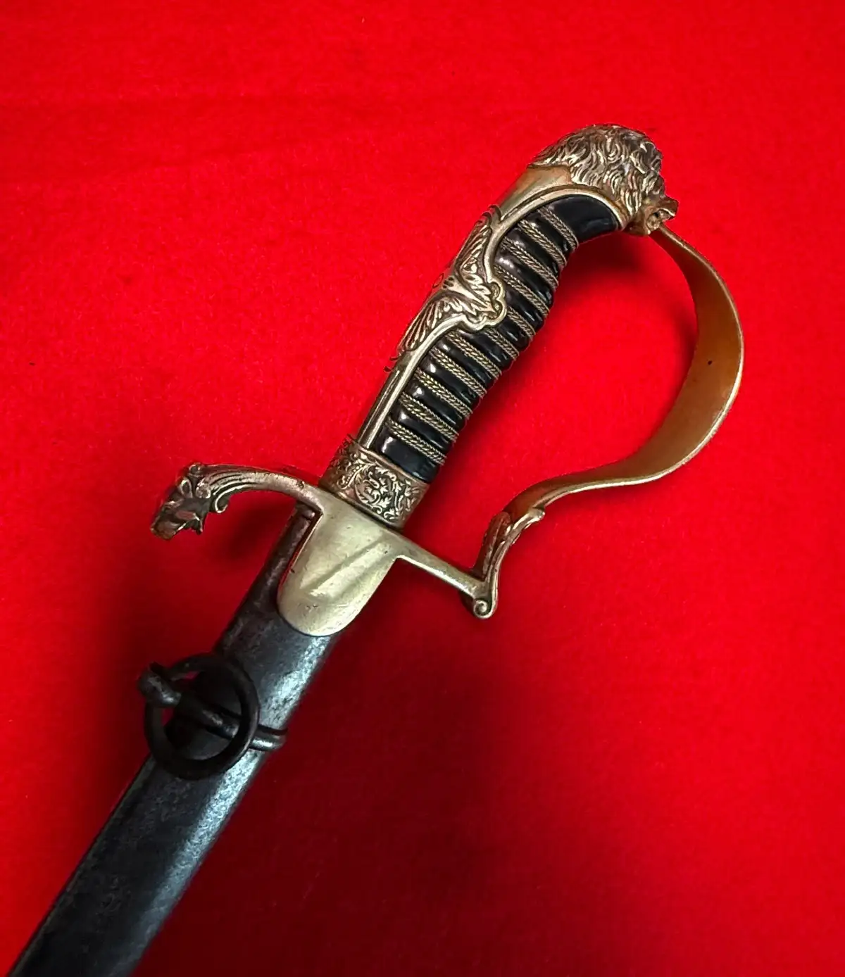 German WW1 Lion Head Officer Sword - View 21
