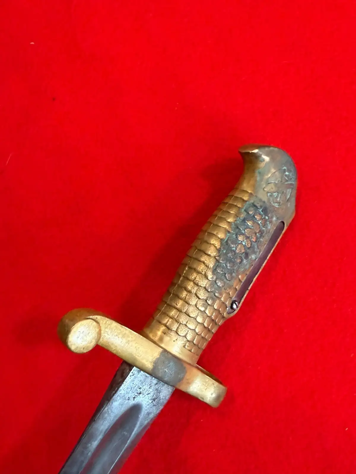 US M1870 Navy Rifle Sword Bayonet - View 12