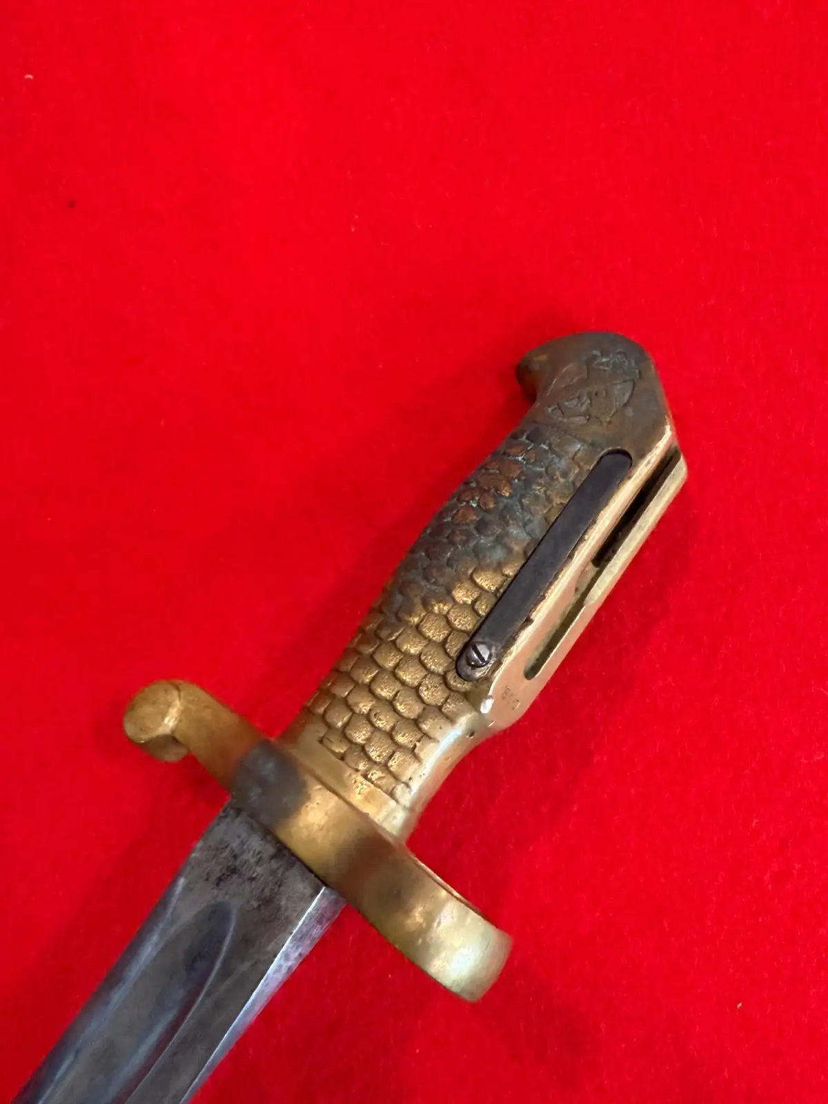 US M1870 Navy Rifle Sword Bayonet - View 13