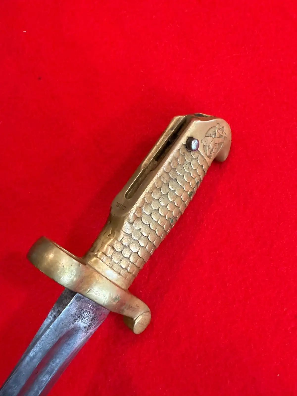US M1870 Navy Rifle Sword Bayonet - View 14