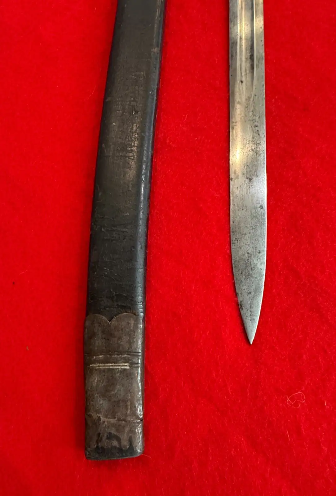 US M1870 Navy Rifle Sword Bayonet - View 3
