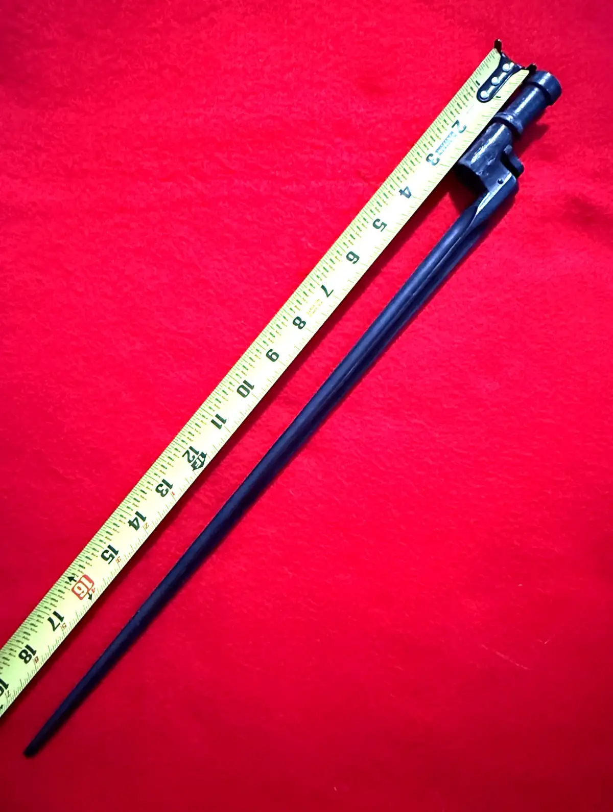 Russian WW1 Model 1891 Mosin-Nagant Spike Bayonet alternate view