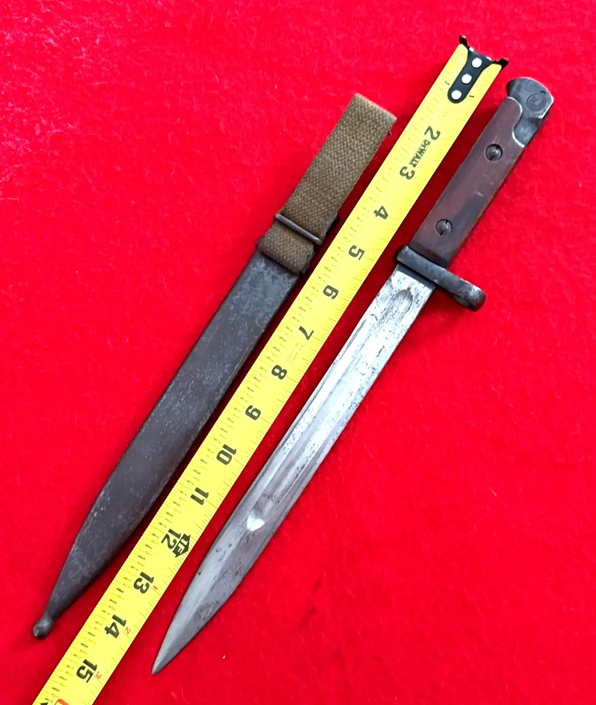 Russian WW2 Soviet SVT-40 Rifle Bayonet alternate view