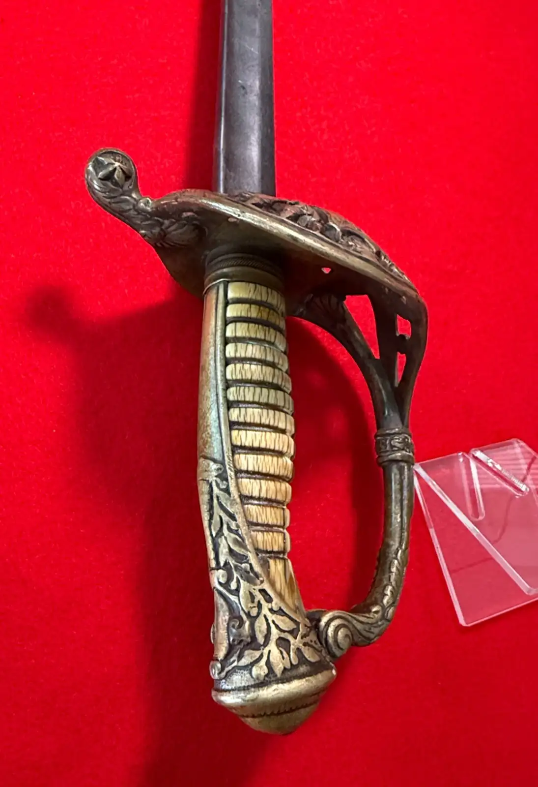 French 19th Century Officer Sword Solingen Blade - View 16