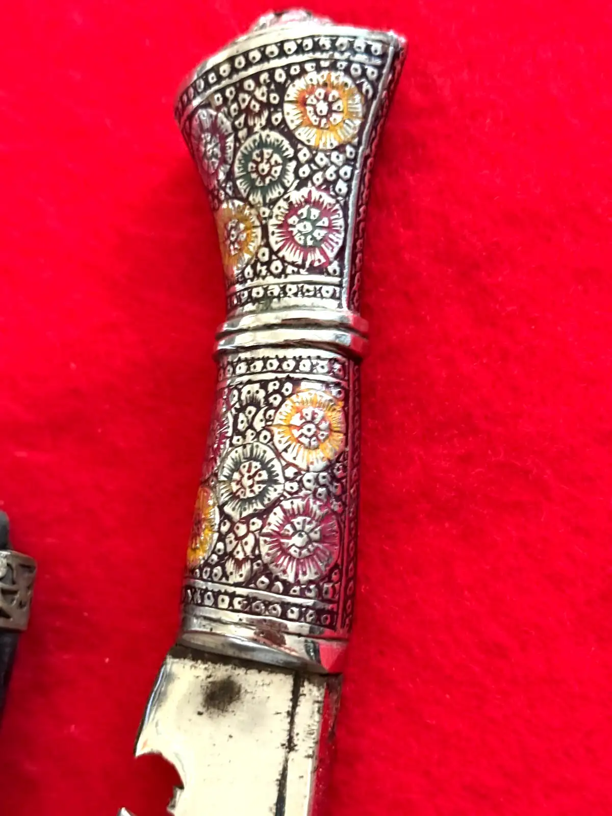 Indian WW2 Gurkha Kukri Lion Head Knife - View 11