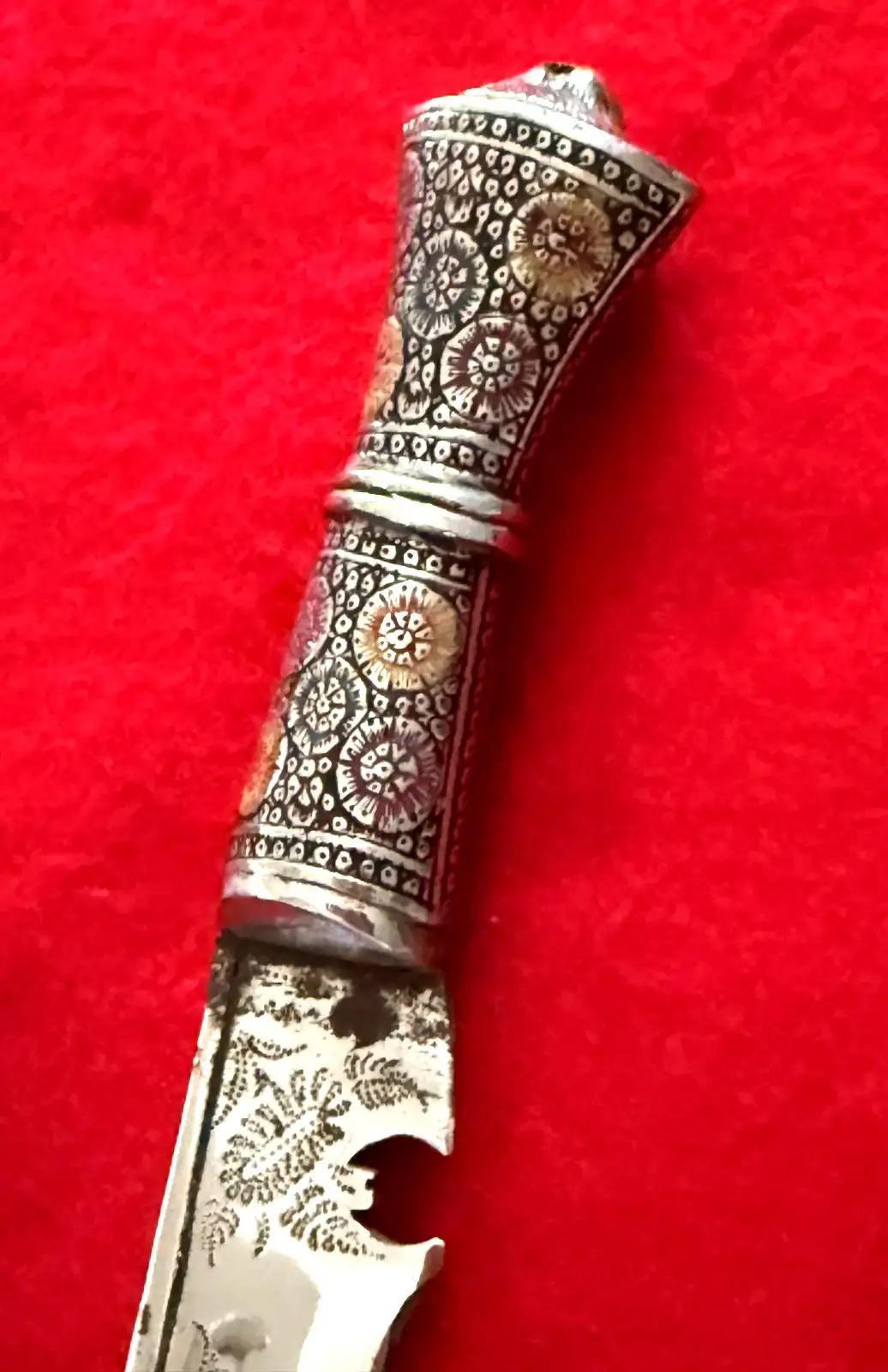 Indian WW2 Gurkha Kukri Lion Head Knife - View 6