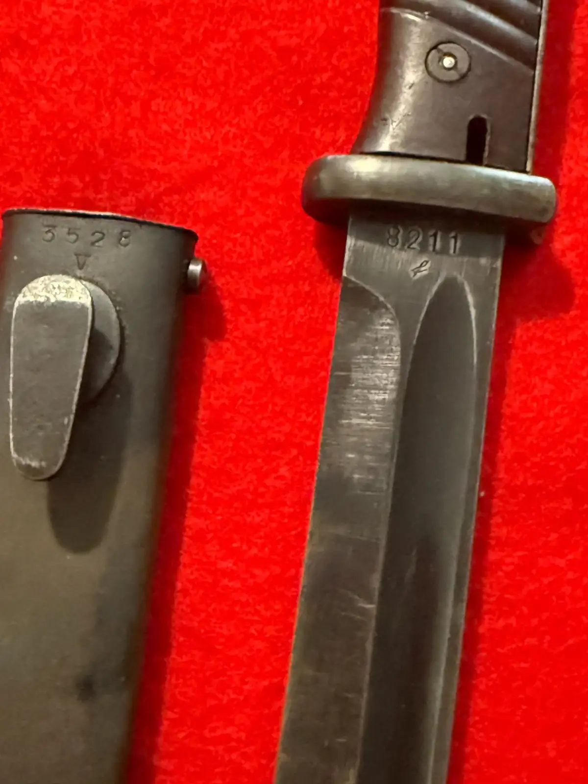German WW2 Model 1884/98 K98 Bayonet Herder - View 3