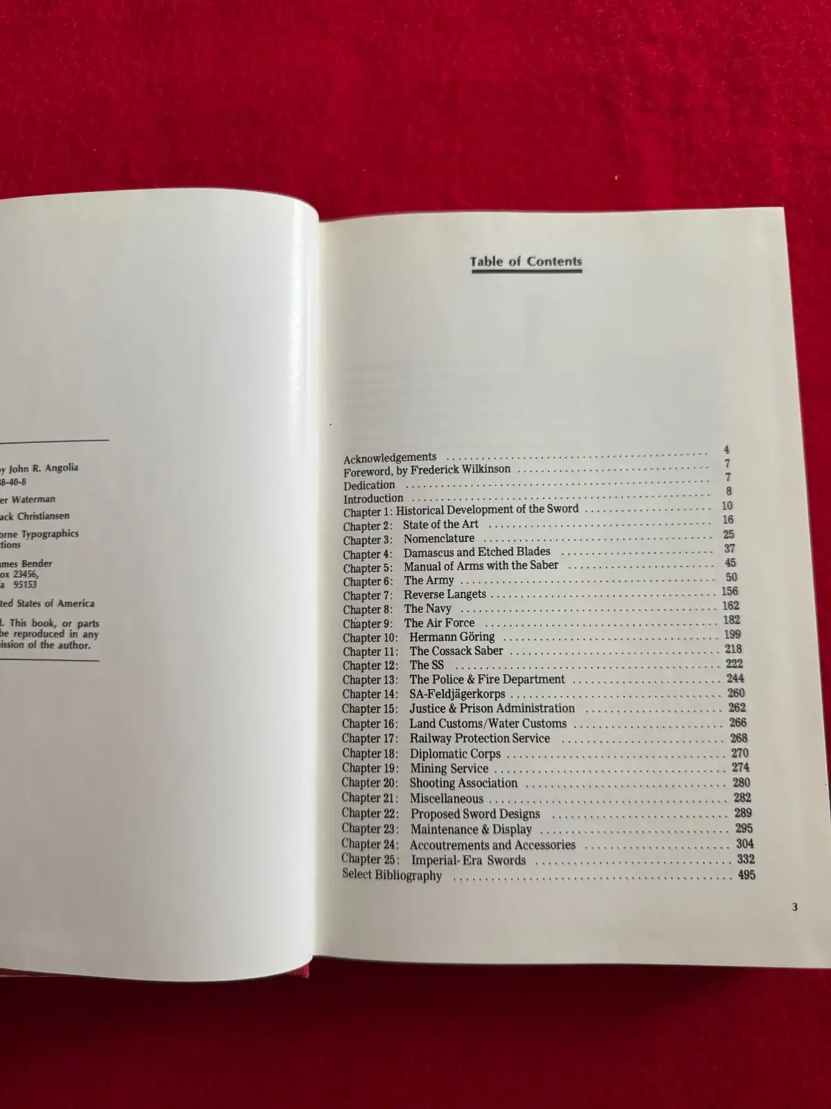 US 20th Century Swords of Germany Reference Book alternate view