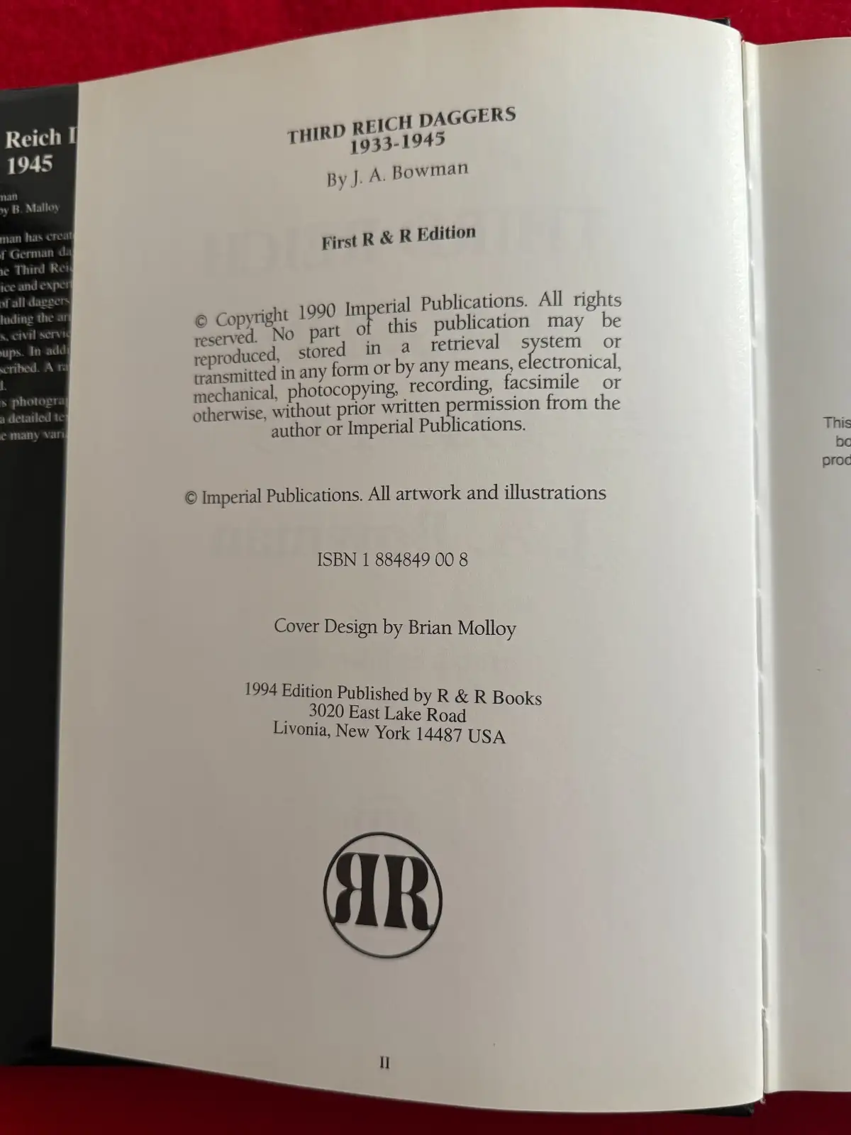 US 20th Century Third Reich Daggers Reference Book - 3