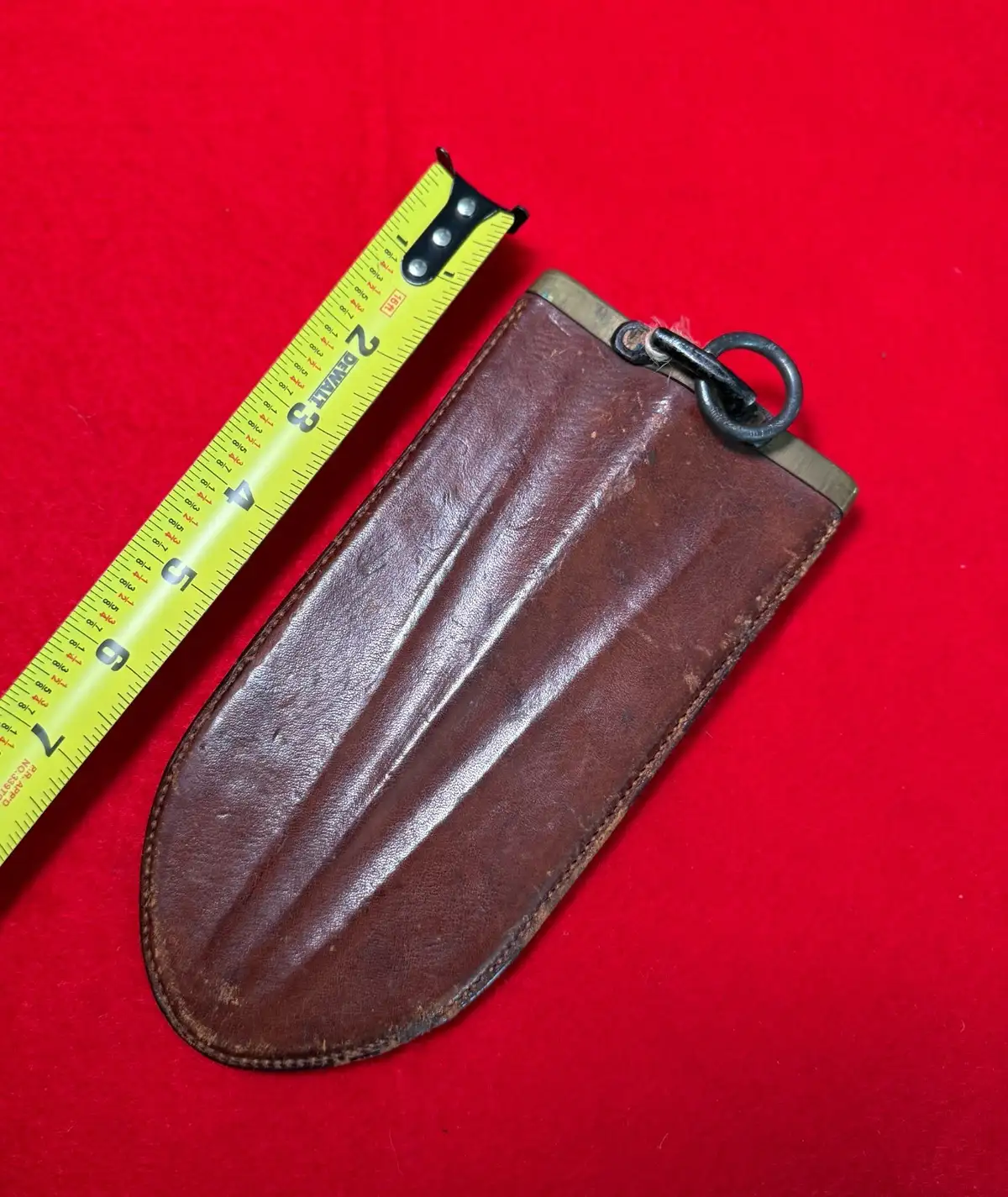US 19th Century Model 1873 Entrenching Tool Scabbard - 2