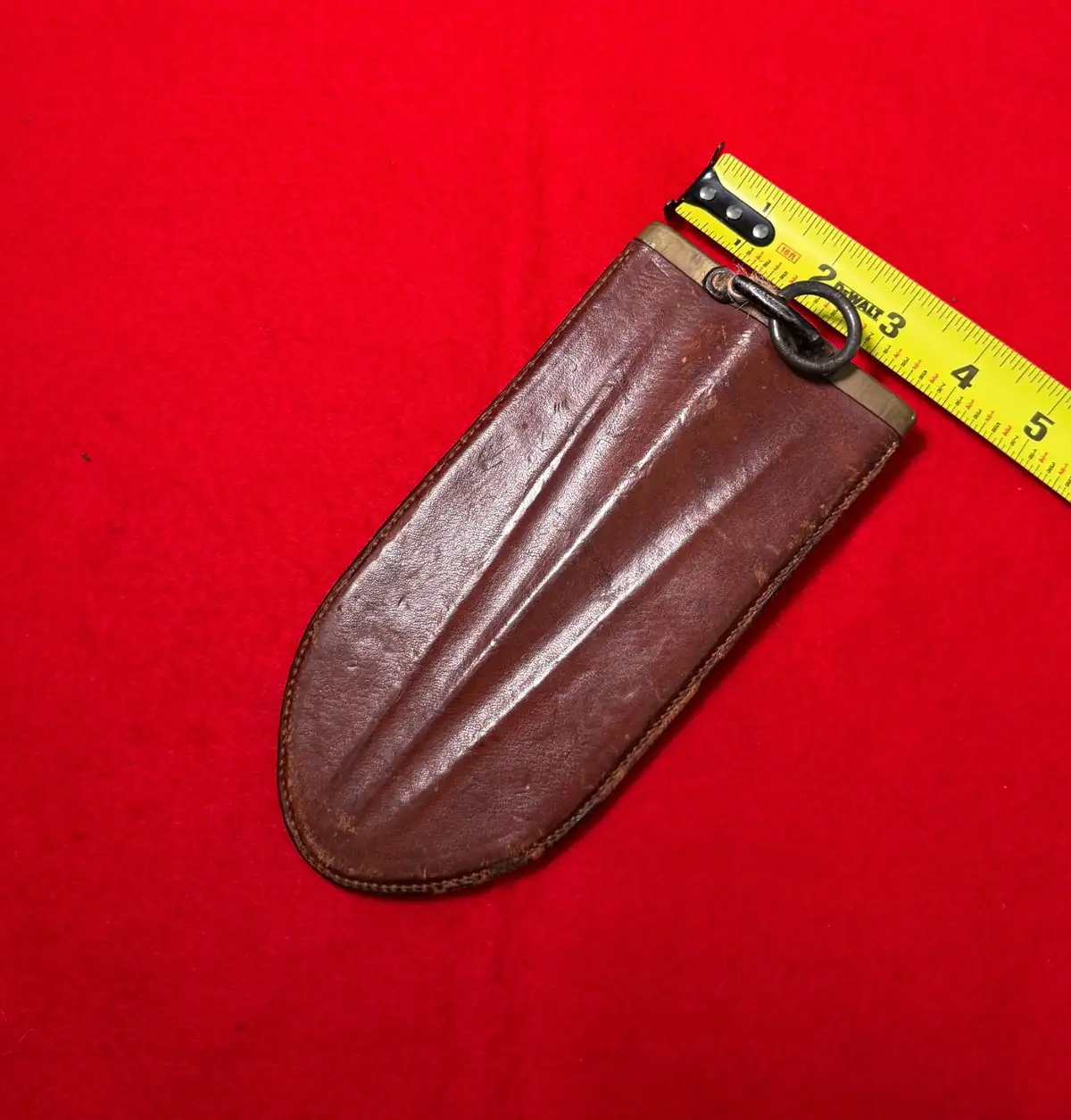 US 19th Century Model 1873 Entrenching Tool Scabbard - 3
