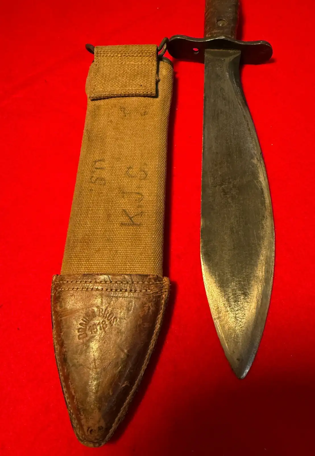 US WW1 Model 1917 Bolo Machete Knife Plumb - 5