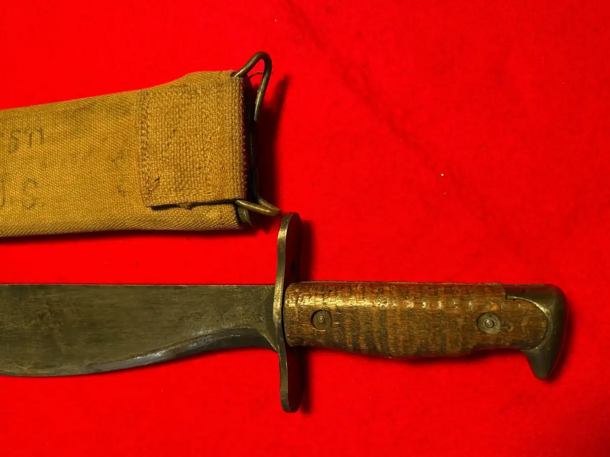 US WW1 Model 1917 Bolo Machete Knife Plumb - 6