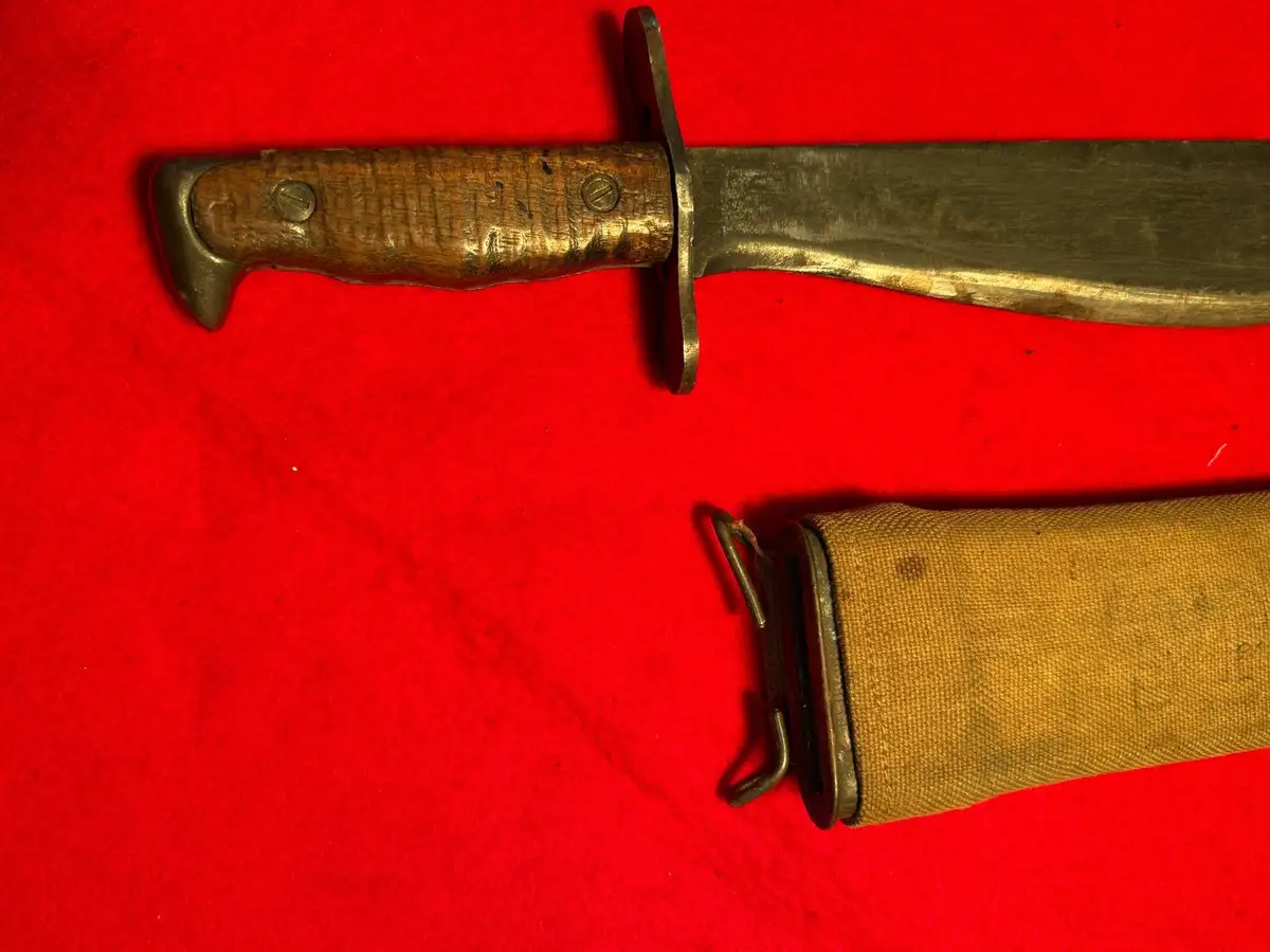 US WW1 Model 1917 Bolo Machete Knife Plumb - 7