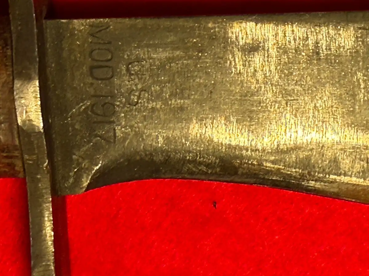 US WW1 Model 1917 Bolo Machete Knife Plumb - 8