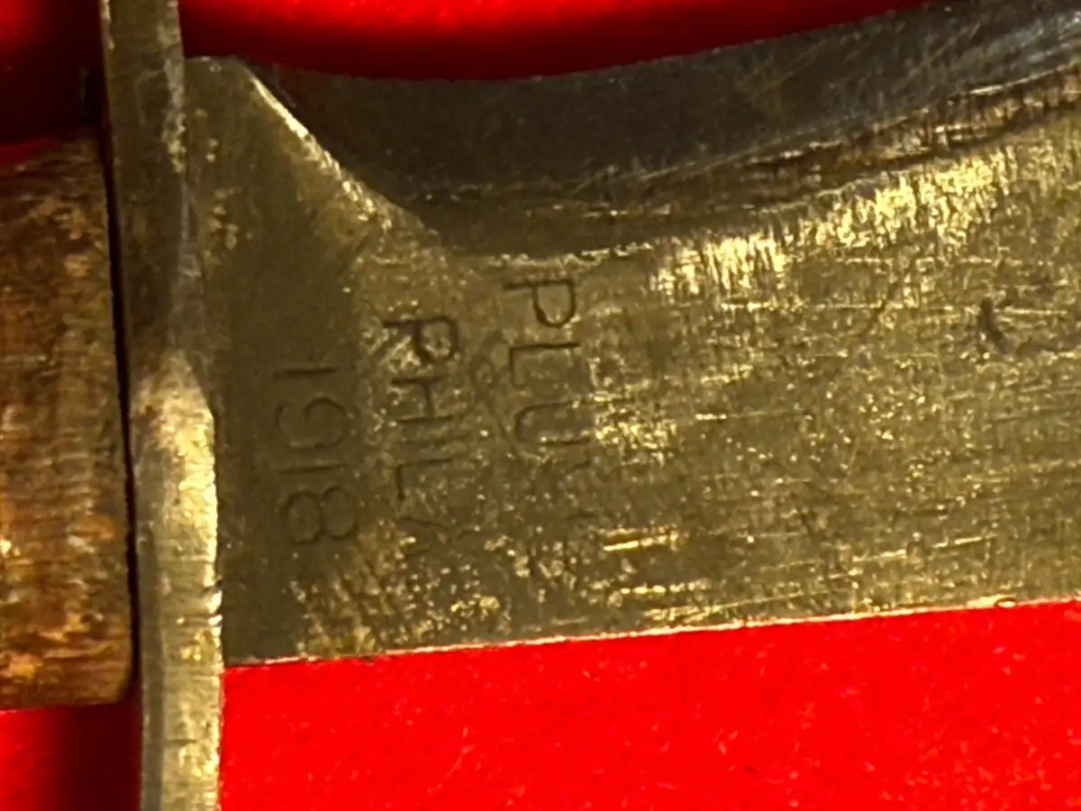 US WW1 Model 1917 Bolo Machete Knife Plumb - 9