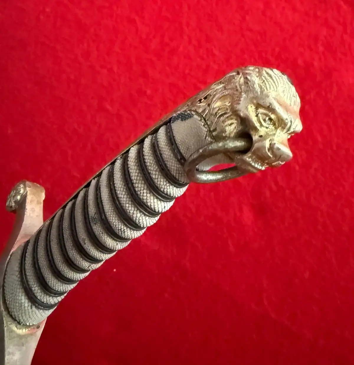 French Late 18th Century Lion Head Officer Sword - View 19
