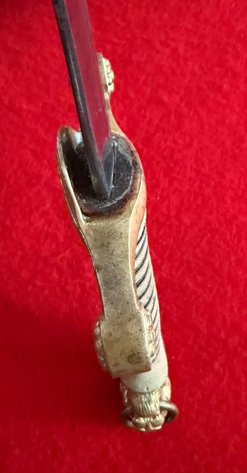 French Late 18th Century Lion Head Officer Sword - View 21