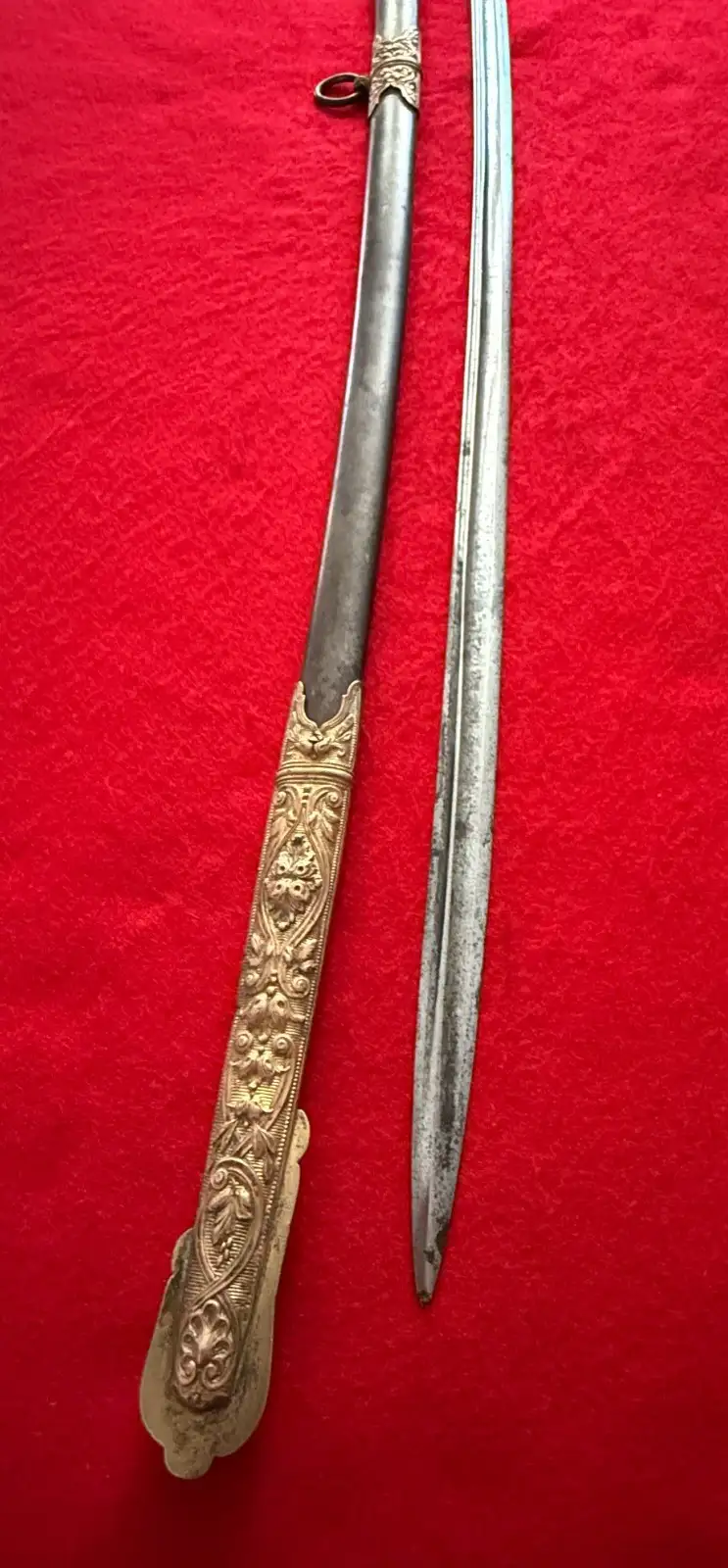 French Late 18th Century Lion Head Officer Sword - View 5